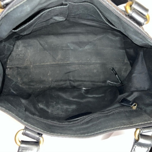 Fossil Elegant Black and Brown Shoulder Bag - Picture 8 of 12